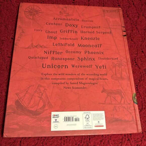 Harry Potter Illustrated Hardcovers Set 4 -Books 1-3 + Fantastic Beasts - Picture 15 of 15